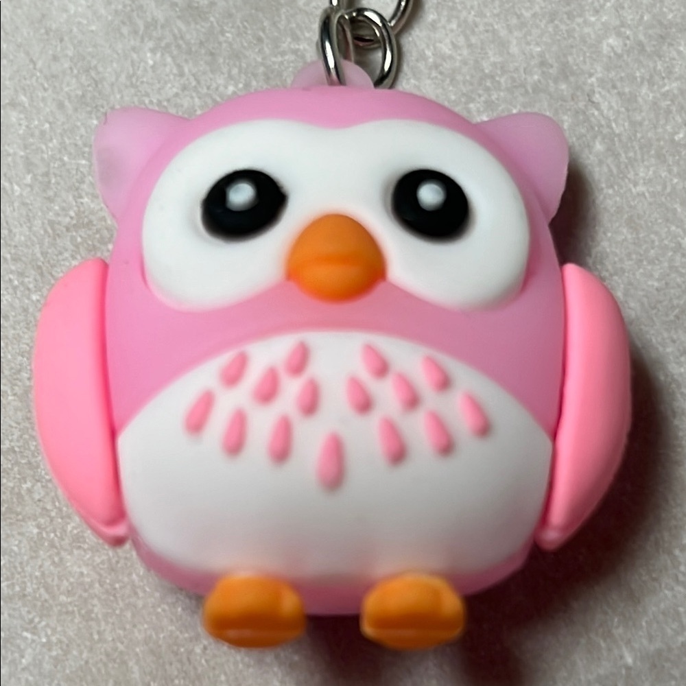 Cute Owl Keychain Bag Charm Backpack Accessory - Picture 4 of 9